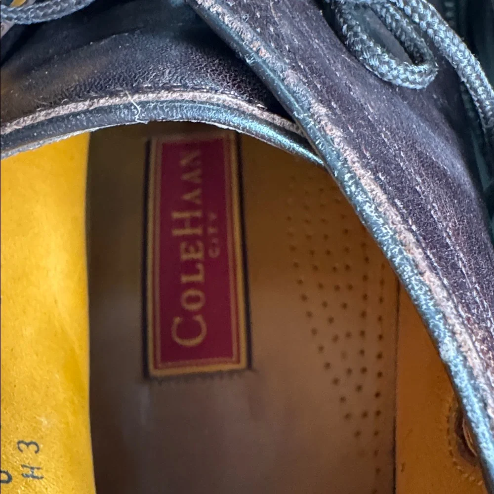 Cole Haan Men's Dark Brown Chukka Boots leather 11 casual office work neutral